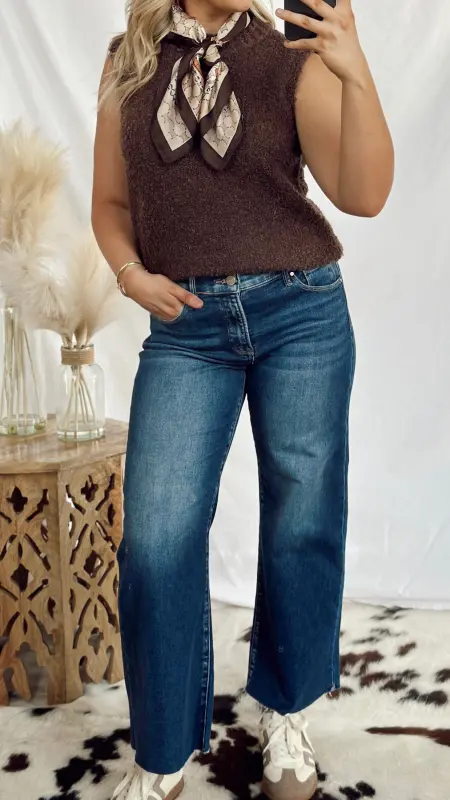 The Kaia Wide Leg Jeans